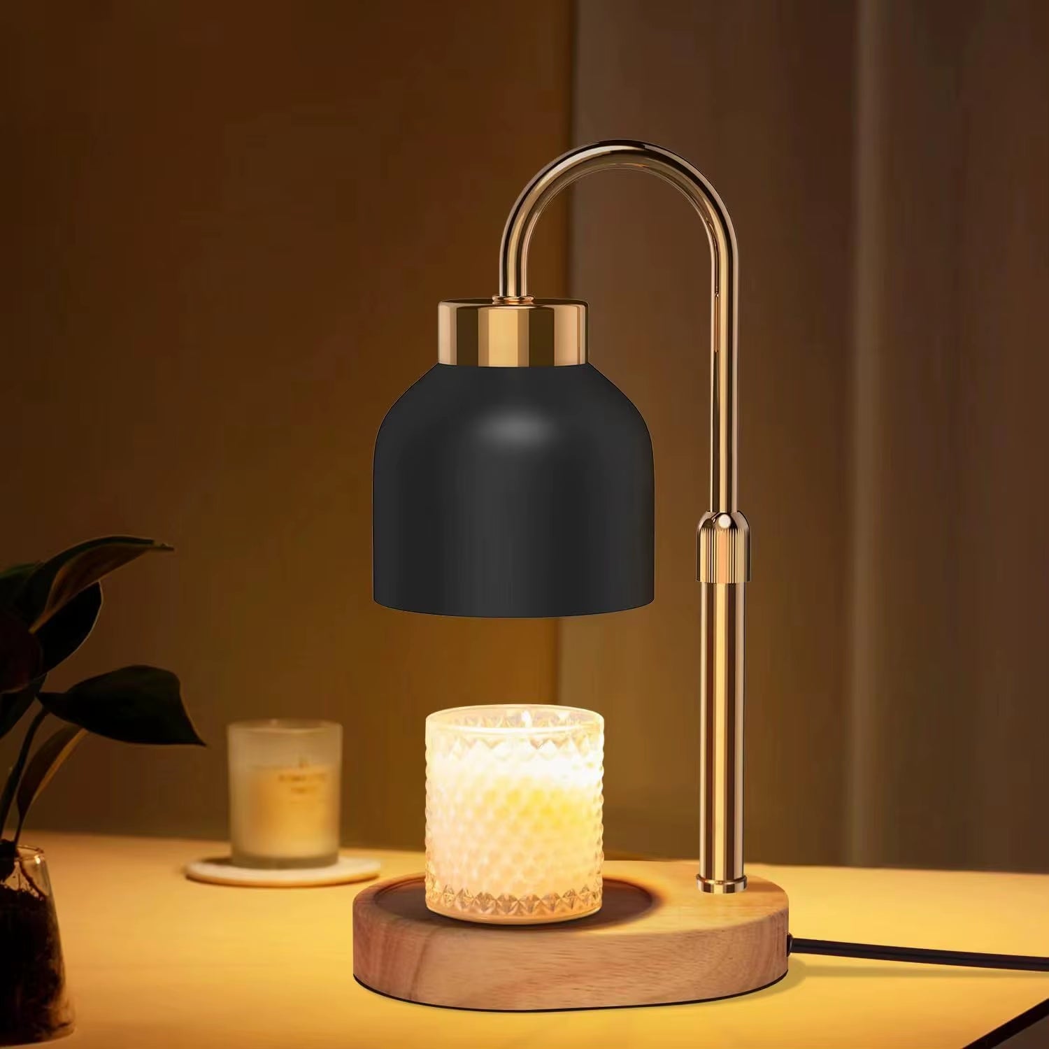 Candle Warmer Lamp with Timer and Two Wax Warmer Bulbs,Electric Wax Warmer for Scented Wax,Mothers Day Gift and House Warming Gi