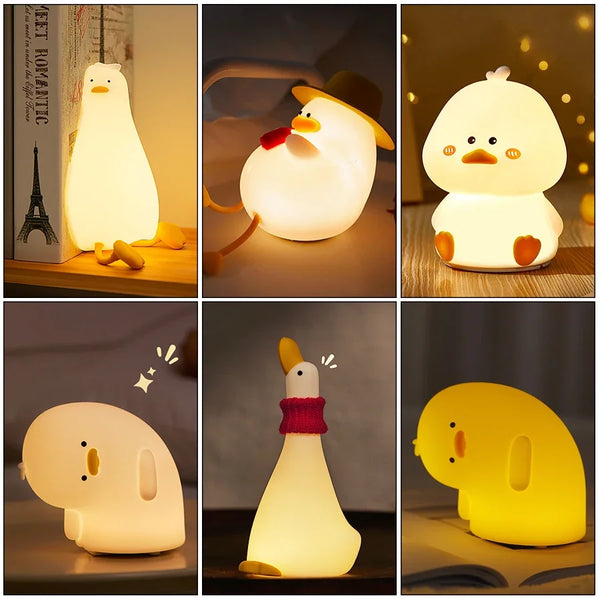 Happy Duck Rechargeable Night Lamp