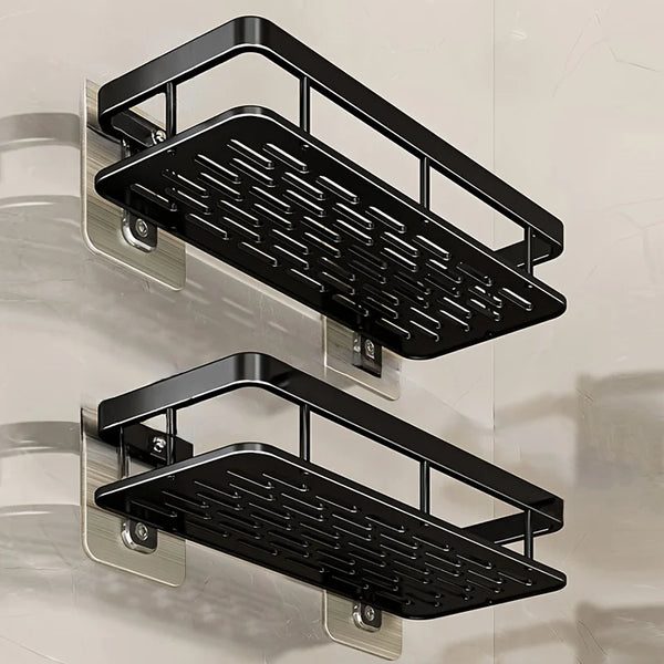 QuickFix No-Drill Corner Shower Shelf Organizer
