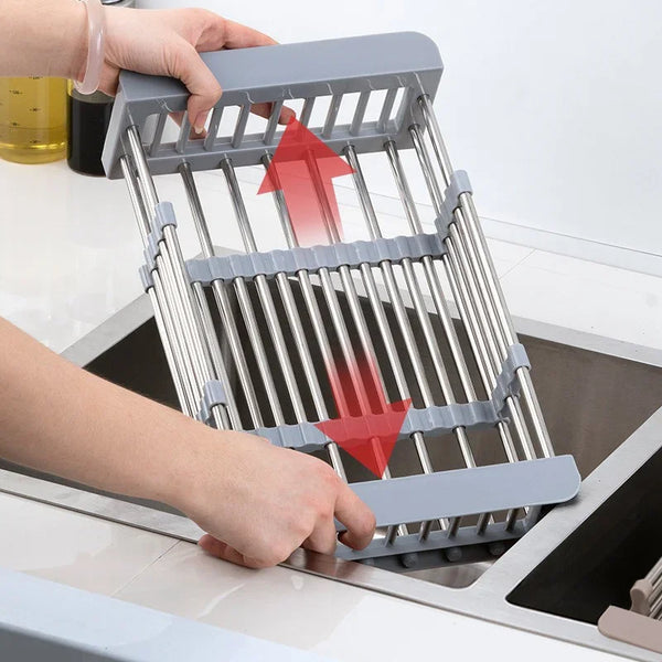 Stainless Extendable Sink Drying Rack